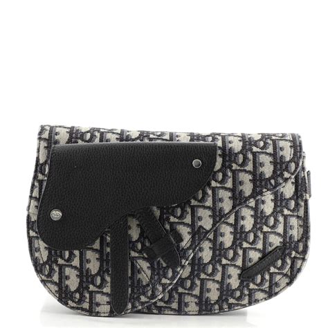 dior saddle oblique pouch